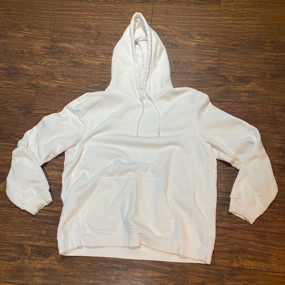 H&M Cream Relaxed Fit Hoodie